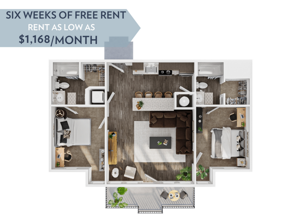 2BR/2BA – Hyalite