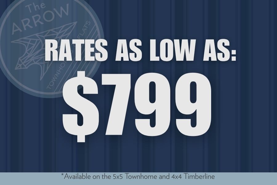 Rates as low as $799 on The Rancher floor plan